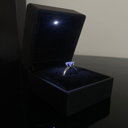 Bague femme plaquée Or Blanc 18 carats