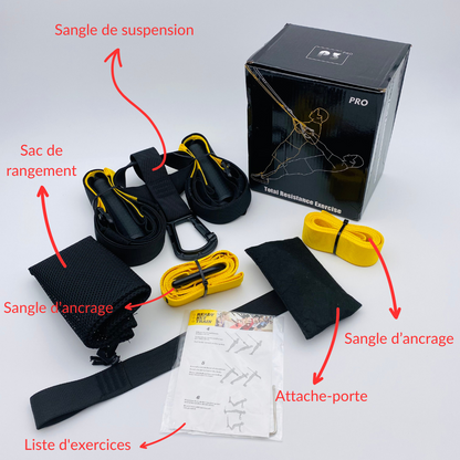 Sangle de Suspension Premium | Votre Allié Fitness pour un Corps Fort et Équilibré