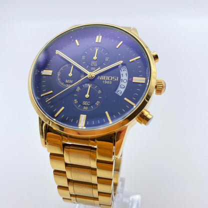 Nibosi Classic Gold Watch 