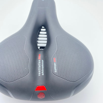 Comfortable bicycle saddle