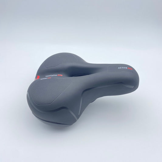 Comfortable bicycle saddle