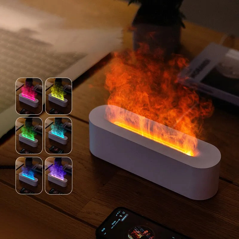 Ultrasonic Aroma Diffuser with Colorful Light - USB Silent Humidifier 150ml 