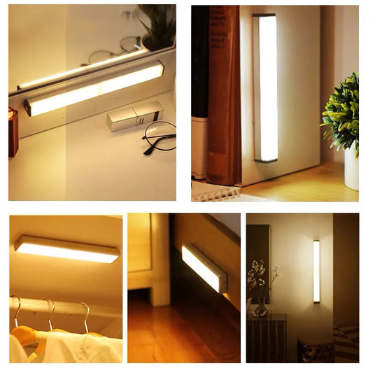 PDQ Motion Sensor LED Night Light - 50cm Light Strip for Safety and Comfort