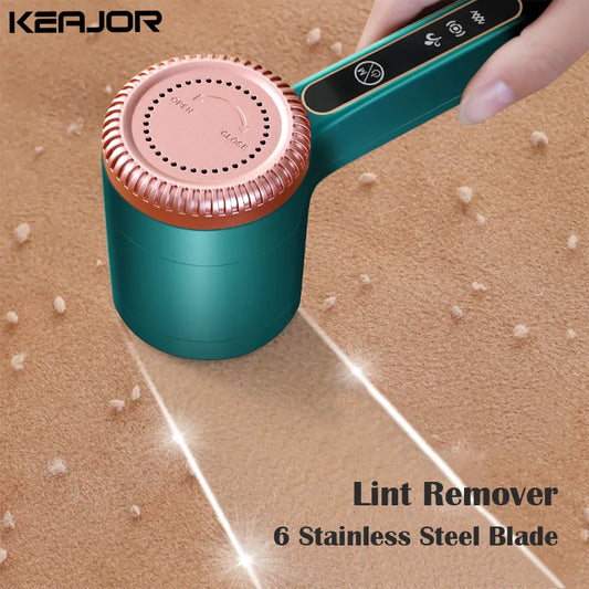 Rechargeable Electric Lint Remover for Clothes - Effectively Removes Lint and Hair